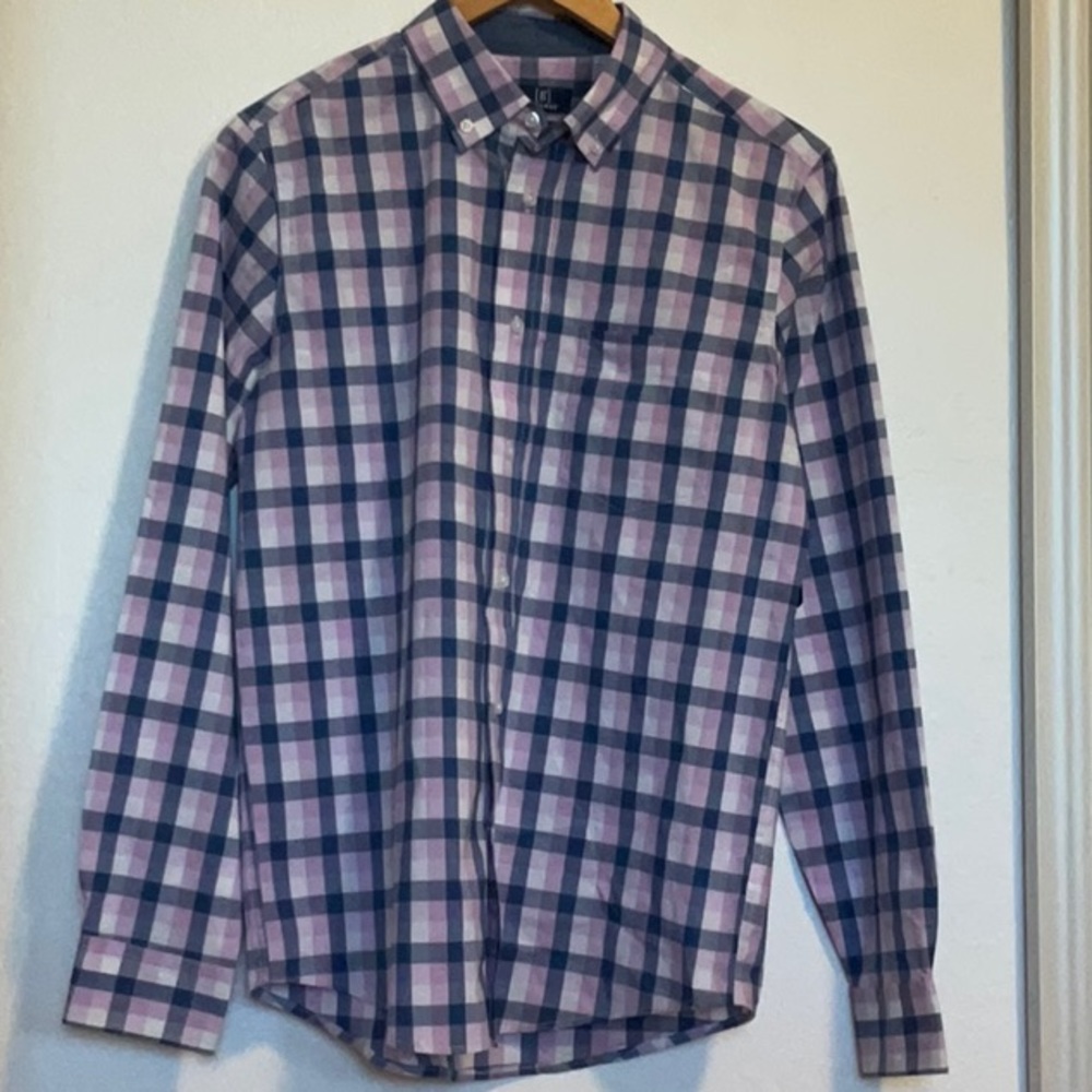 CLASSIC FIT LONG SLEEVE BUTTON UP DRESS SHIRT SIZE S 34/36